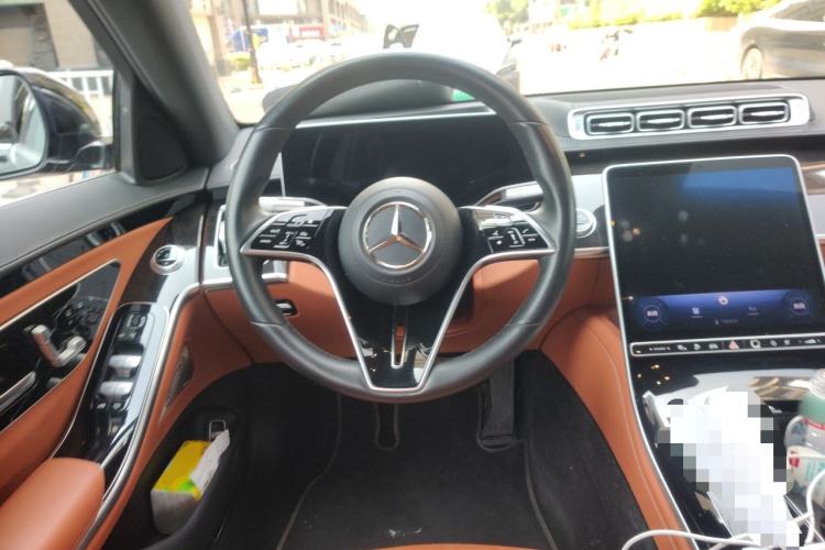 Used Mercedes-Benz S-Class New Energy 2023 Refresh S 450 e L Plug-in Hybrid Sedan Steering Wheel