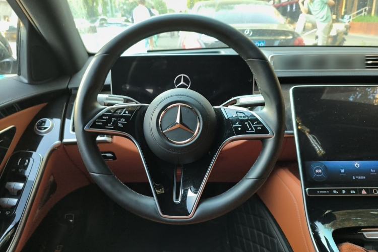 Used Mercedes-Benz S-Class New Energy 2023 S 450 e L Plug-in Hybrid Sedan Steering Wheel