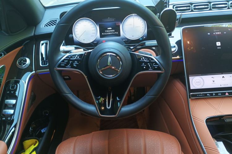Used Mercedes-Benz S-Class New Energy 2023 S 450 e L Plug-in Hybrid Sedan Steering Wheel