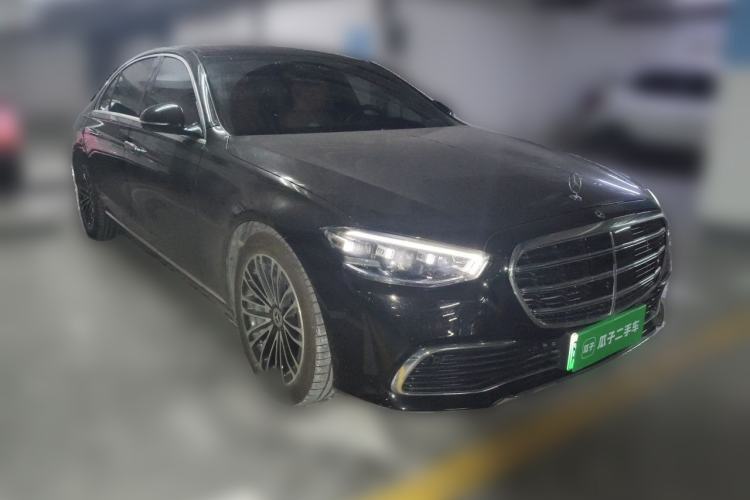 Used Mercedes-Benz S-Class New Energy 2024 S 450 e L Plug-in Hybrid Sedan Front Right 45 Deg