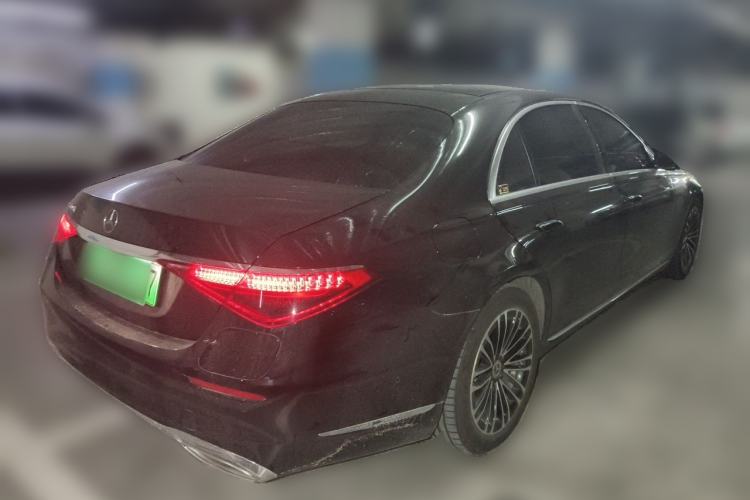 Used Mercedes-Benz S-Class New Energy 2024 S 450 e L Plug-in Hybrid Sedan Rear Right 45 Deg