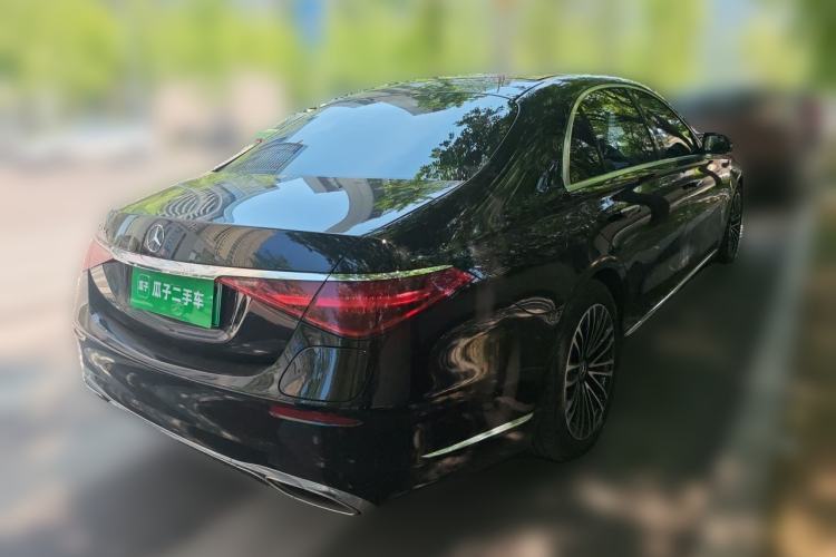 Used Mercedes-Benz S-Class New Energy 2024 S 450 e L Plug-in Hybrid Sedan Rear Right 45 Deg