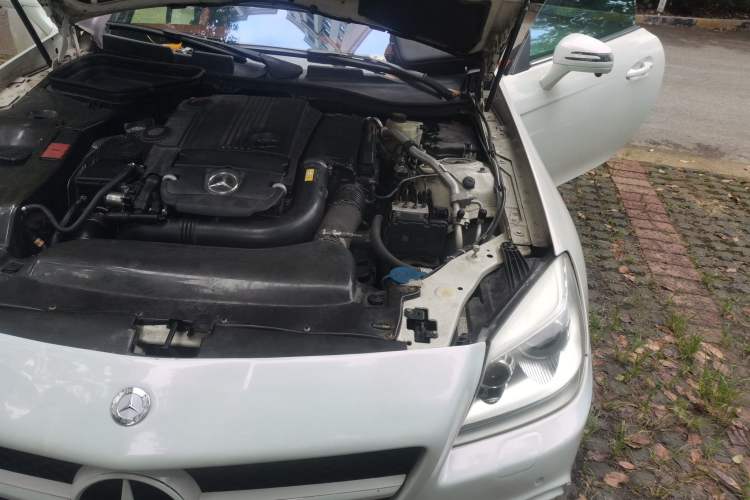 Used Mercedes-Benz SLK-Class 2011 SLK 200 Luxury Sports Model Engine Bay Left
