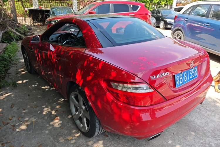 Used Mercedes-Benz SLK-Class 2011 SLK 200 Fashion Model Rear Left 45 Deg