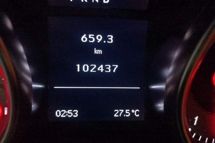 Used Mercedes-Benz SLK-Class 2011 SLK 200 Luxury Sports Model Odometer Close Up