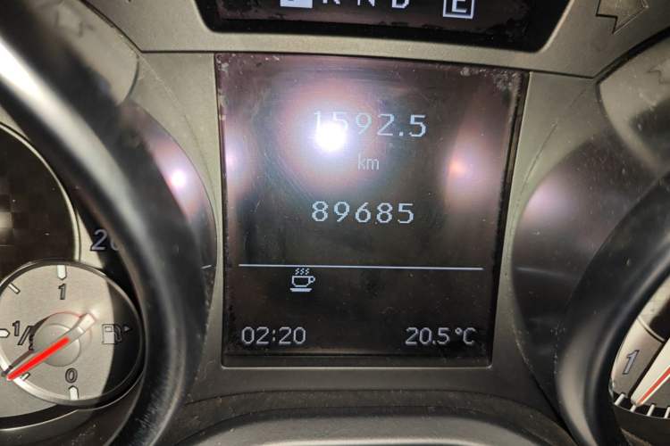 Used Mercedes-Benz SLK-Class 2011 SLK 200 Luxury Sports Model Odometer Close Up
