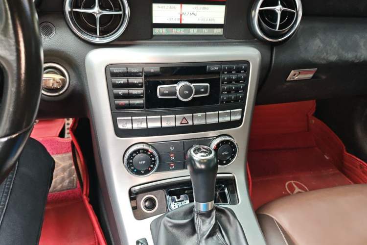 Used Mercedes-Benz SLK-Class 2015 SLK 200 Carbon Fiber Limited Edition Audio And AC Panel