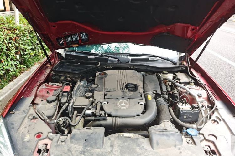 Used Mercedes-Benz SLK-Class 2015 SLK 200 Carbon Fiber Limited Edition Engine Bay