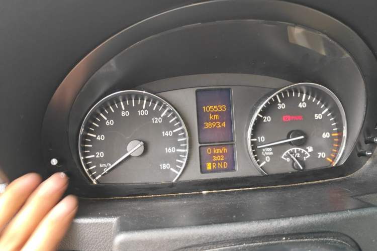 Used Mercedes-Benz Sprinter  Odometer Close Up