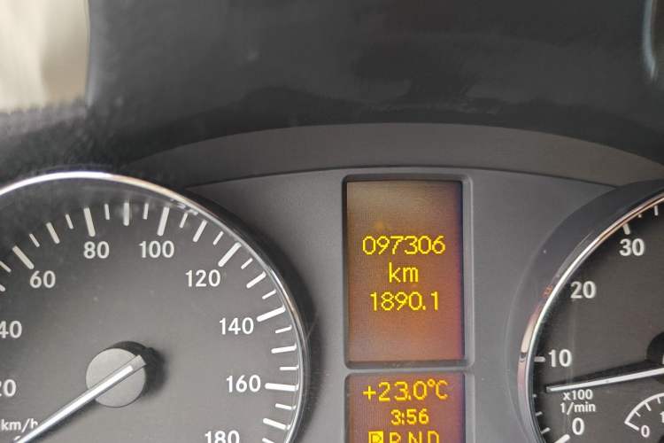 Used Mercedes-Benz Sprinter  Odometer Close Up