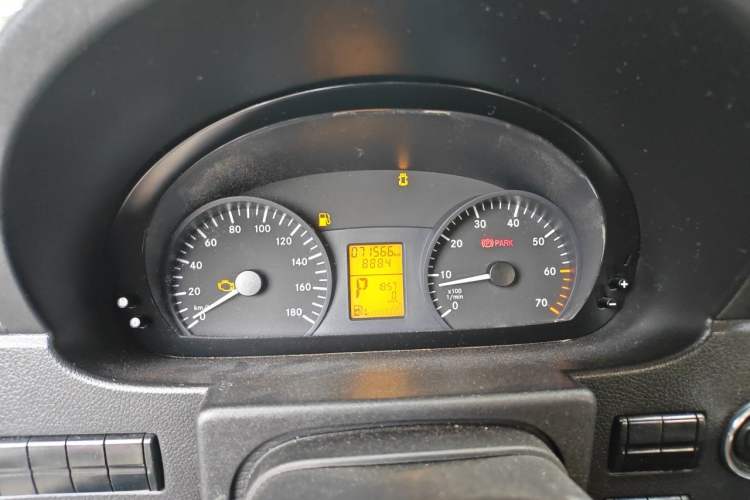 Used Mercedes-Benz Sprinter  Odometer Close Up