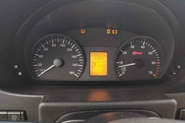 Used Mercedes-Benz Sprinter  Odometer Close Up
