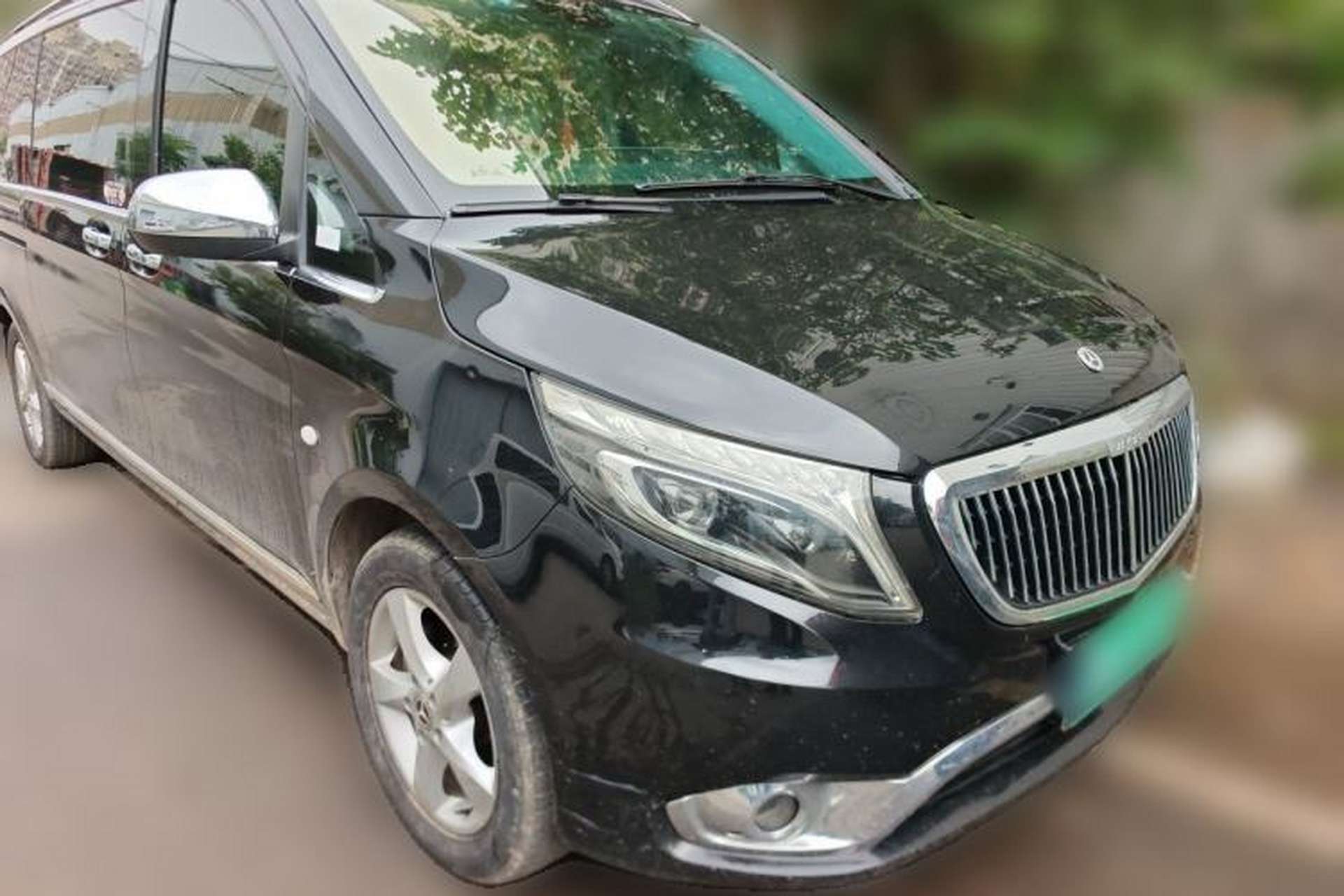 Used Mercedes-Benz Vito 2018 2.0T Elite Version 7 Seats China VI Emission Standard Front Right 45 Deg