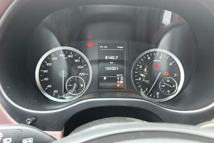 Used Mercedes-Benz Vito 2020 2.0T Elite Version 7 Seats Instrument Cluster