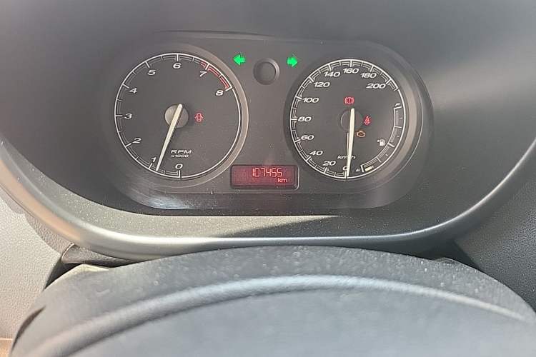 Used MG 3 2011 1.3L Manual Comfort Edition Odometer Close Up