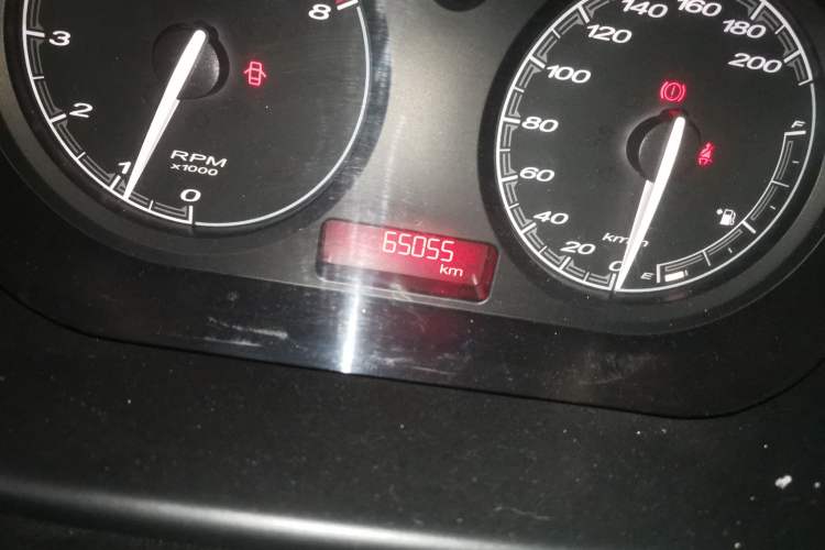 Used MG 3 2011 1.3L Manual Comfort Edition Odometer Close Up