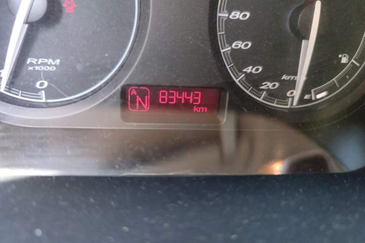 Used MG 3 2011 1.5L AMT Elite Edition Odometer Close Up