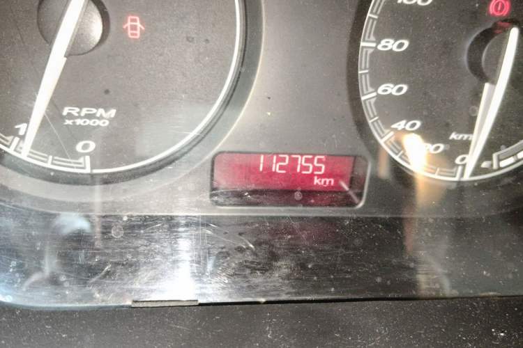 Used MG 3 2011 1.3L Manual Comfort Edition Odometer Close Up