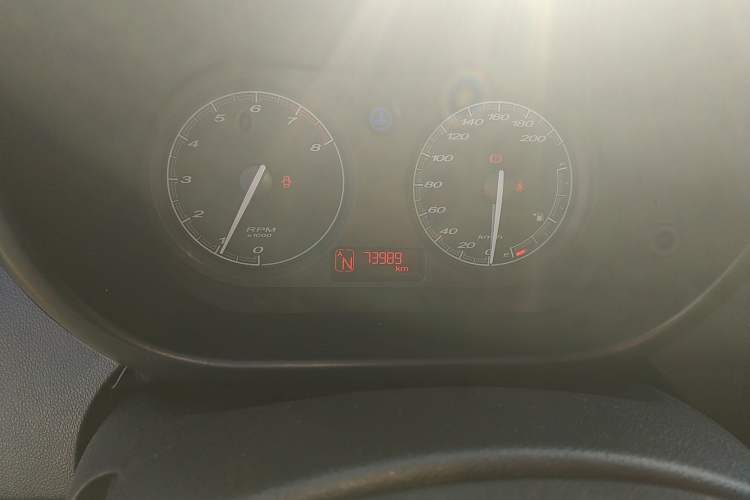 Used MG 3 2011 1.3L AMT Comfort Edition Odometer Close Up