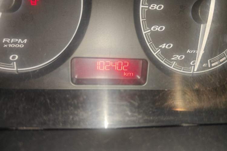Used MG 3 2011 1.3L Manual Comfort Edition Odometer Close Up