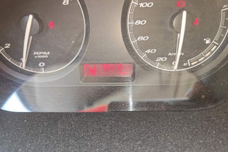 Used MG 3 2011 1.5L AMT Elite Edition Odometer Close Up