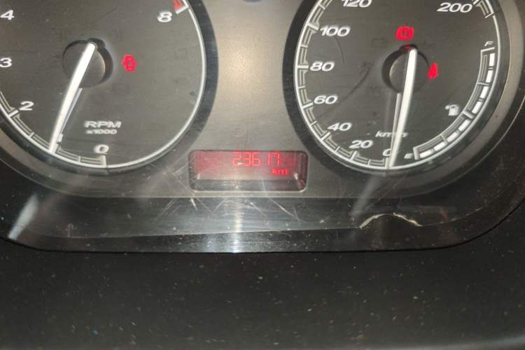 Used MG 3 2011 1.3L Manual Comfort Edition Odometer Close Up