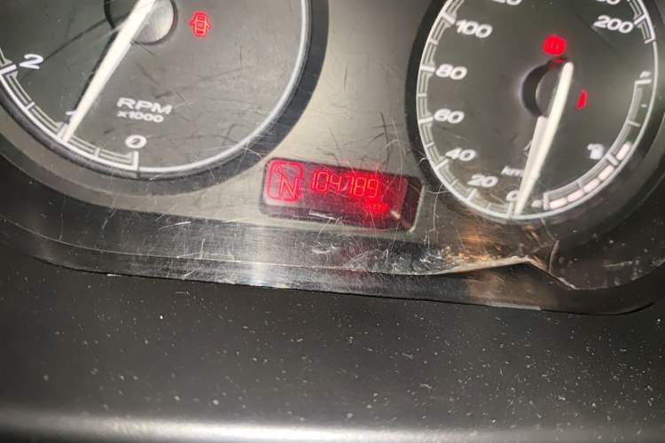 Used MG 3 2011 1.5L AMT Elite Edition Odometer Close Up