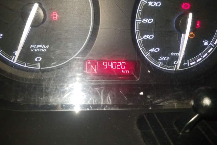 Used MG 3 2011 1.5L AMT Elite Edition Odometer Close Up