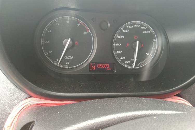 Used MG 3 2011 1.3L AMT Comfort Edition Odometer Close Up