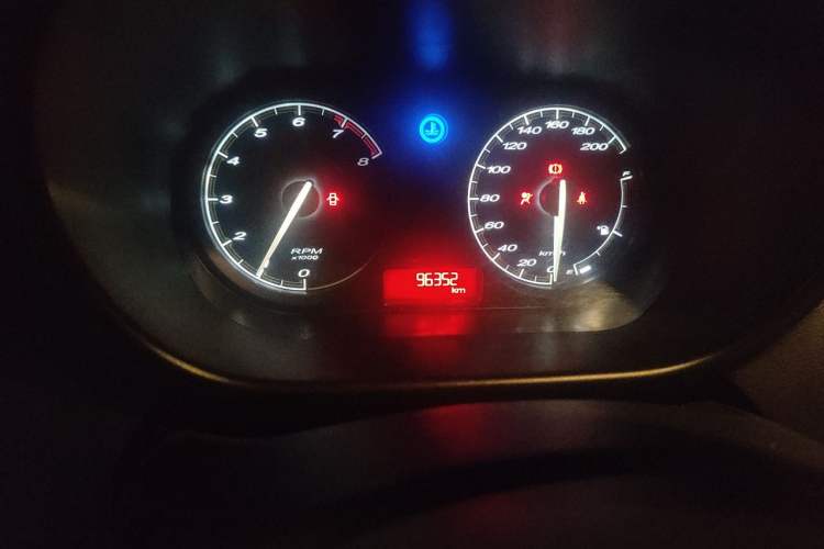 Used MG 3 2012 1.5L Manual Fashion Edition Odometer Close Up
