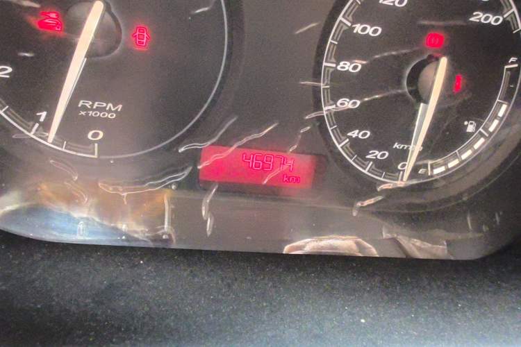 Used MG 3 2012 1.5L Manual Fashion Edition Odometer Close Up