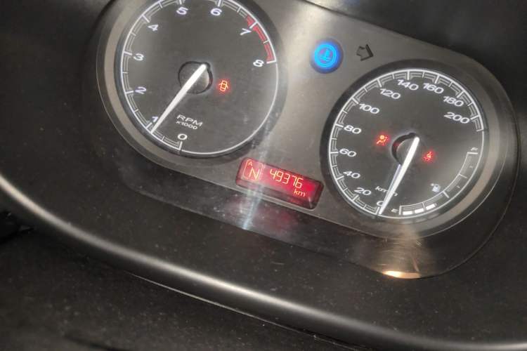 Used MG 3 2013 1.5L AMT Elite Edition Odometer Close Up