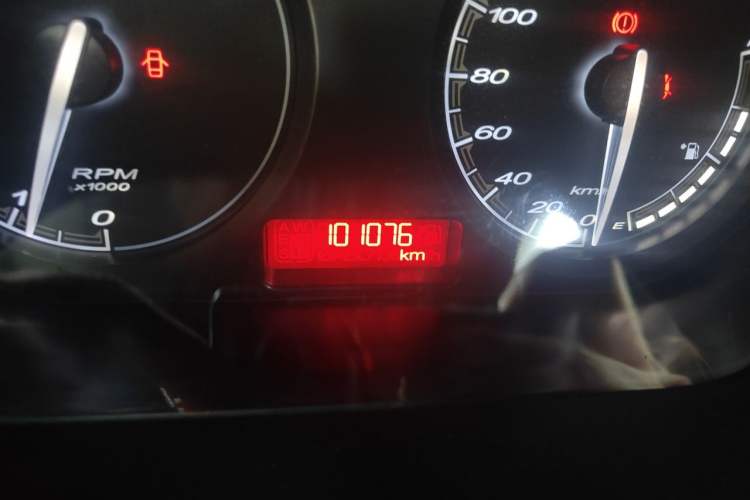 Used MG 3 2013 1.3L Manual Comfort Edition Odometer Close Up