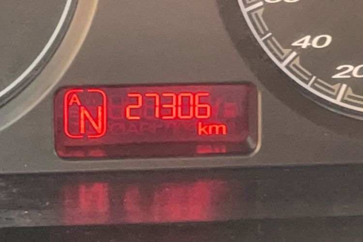 Used MG 3 2013 1.3L AMT Comfort Edition Odometer Close Up