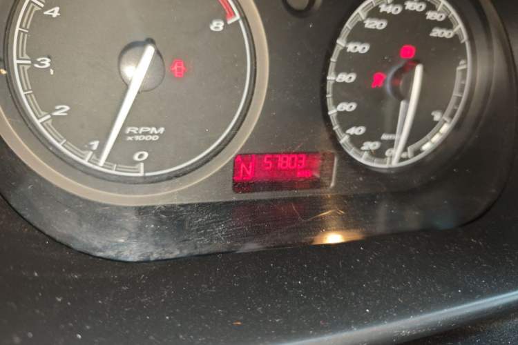 Used MG 3 2013 1.5L AMT Elite Edition Odometer Close Up