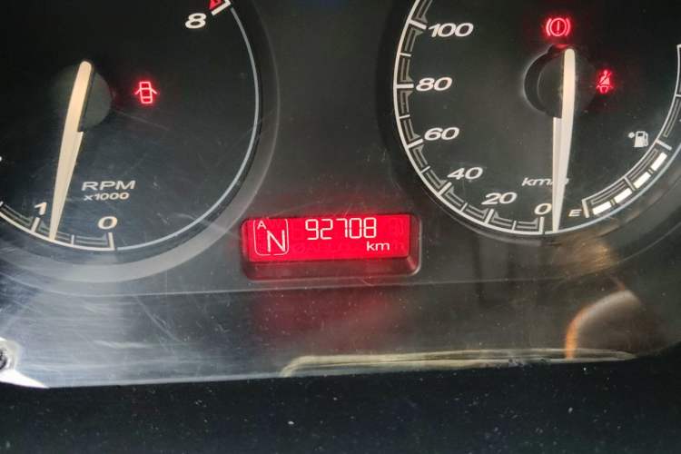 Used MG 3 2013 1.5L AMT Elite Edition Odometer Close Up