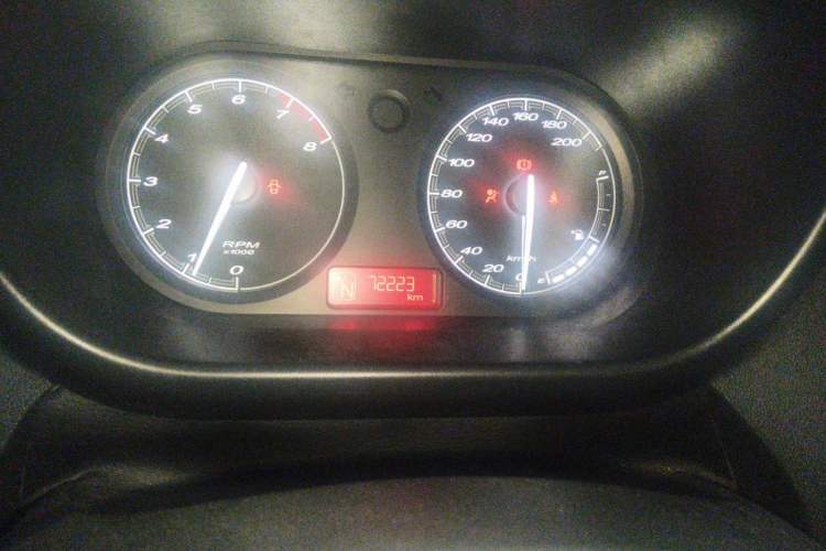 Used MG 3 2013 1.5L AMT Elite Edition Odometer Close Up