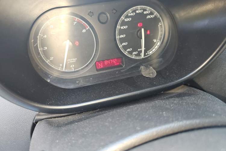 Used MG 3 2013 1.5L AMT Elite Edition Odometer Close Up