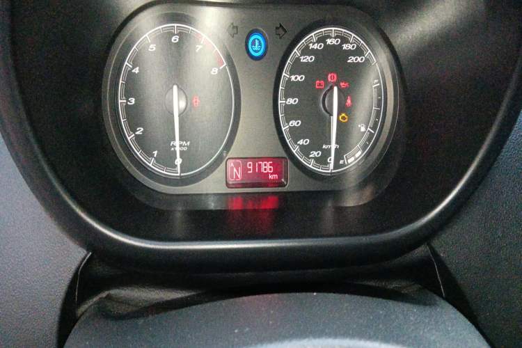Used MG 3 2013 1.5L AMT Elite Edition Odometer Close Up
