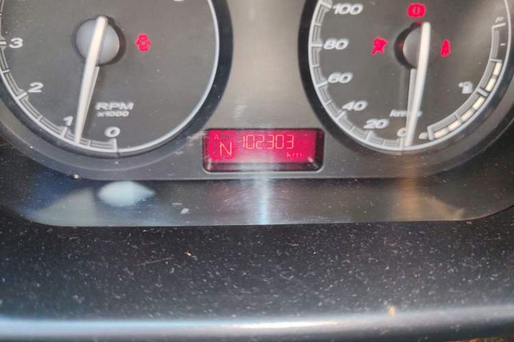 Used MG 3 2013 1.5L AMT Elite Edition Odometer Close Up