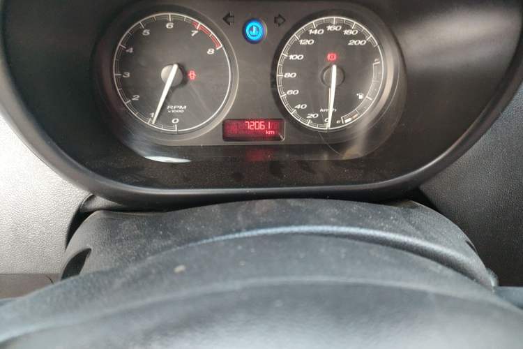 Used MG 3 2013 1.3L Manual Comfort Edition Odometer Close Up
