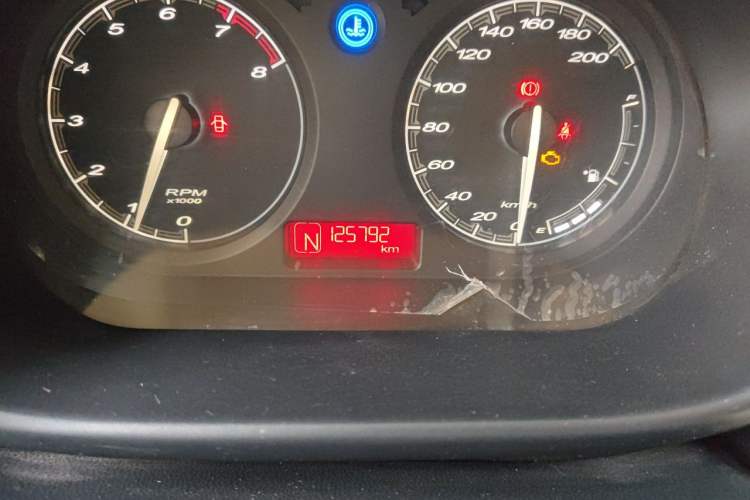 Used MG 3 2013 1.3L AMT Comfort Edition Odometer Close Up