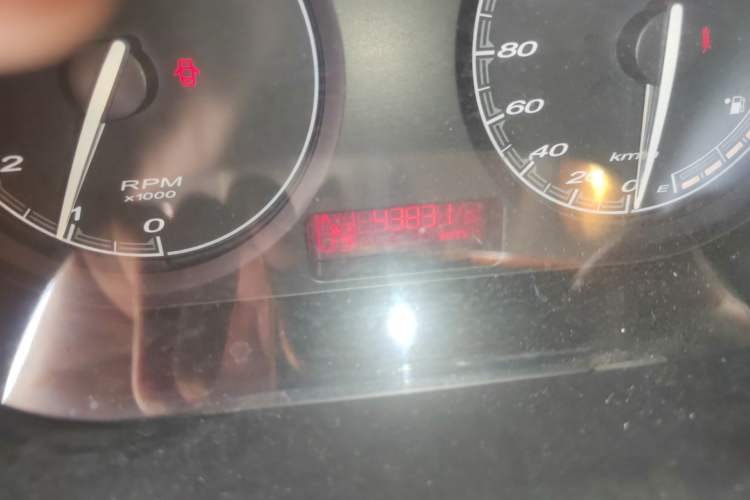 Used MG 3 2013 1.5L AMT Elite Edition Odometer Close Up