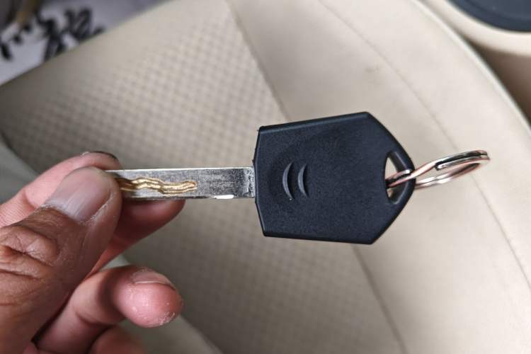Used MG 3 2013 1.3L AMT Comfort Edition Vehicle Key