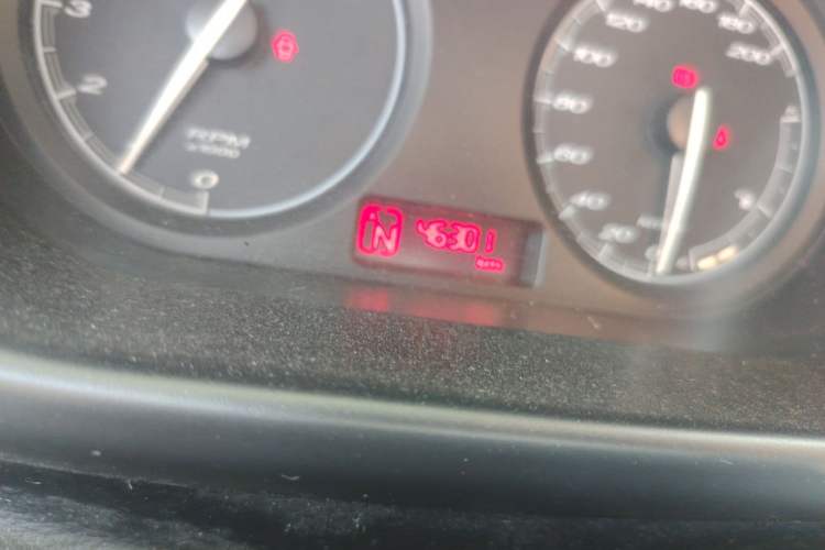 Used MG 3 2013 1.5L AMT Elite Edition Odometer Close Up