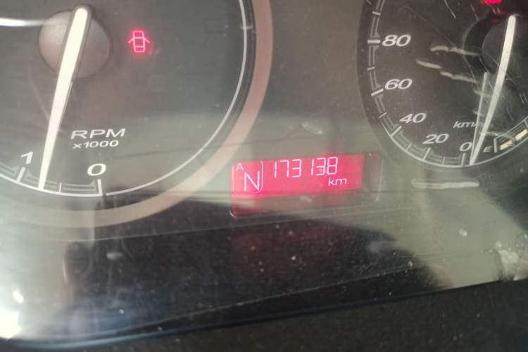 Used MG 3 2013 1.5L AMT Elite Edition Odometer Close Up