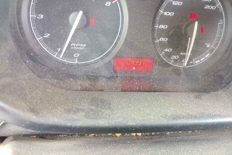 Used MG 3 2013 1.5L Manual Value Edition Odometer Close Up