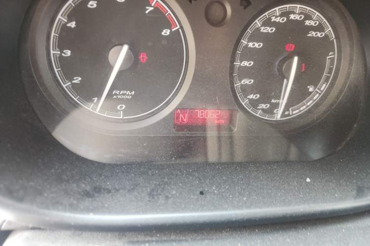 Used MG 3 2013 1.3L AMT Comfort Edition Odometer Close Up