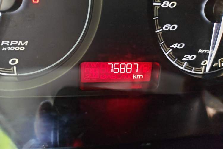 Used MG 3 2013 1.5L Manual Value Edition Odometer Close Up