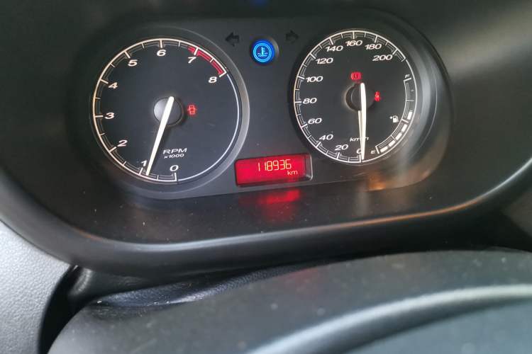Used MG 3 2013 1.3L Manual Comfort Edition Odometer Close Up